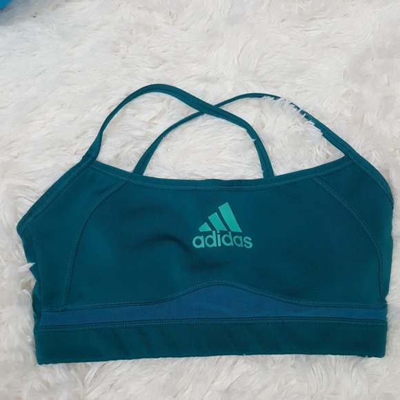 adidas Other - Adidas green mesh sports bra size 8-10 s NWOT